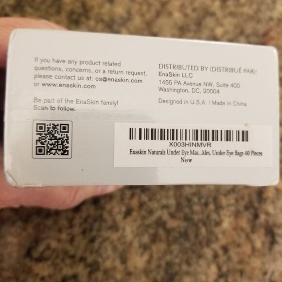 Enaskin Naturals Retinol Collagen Under Eye Pads 60 Count - Picture 6 of 8